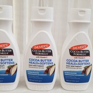 3 Bottles Palmer's Cocoa Butter Heals & Softens Daily Skin Therapy Brand New